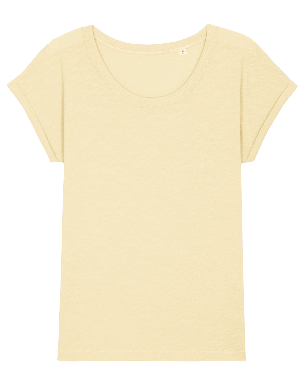 Stanley/Stella Women's Stella Rounders Slub Rolled Sleeve Slub T-Shirt (Sttw112)