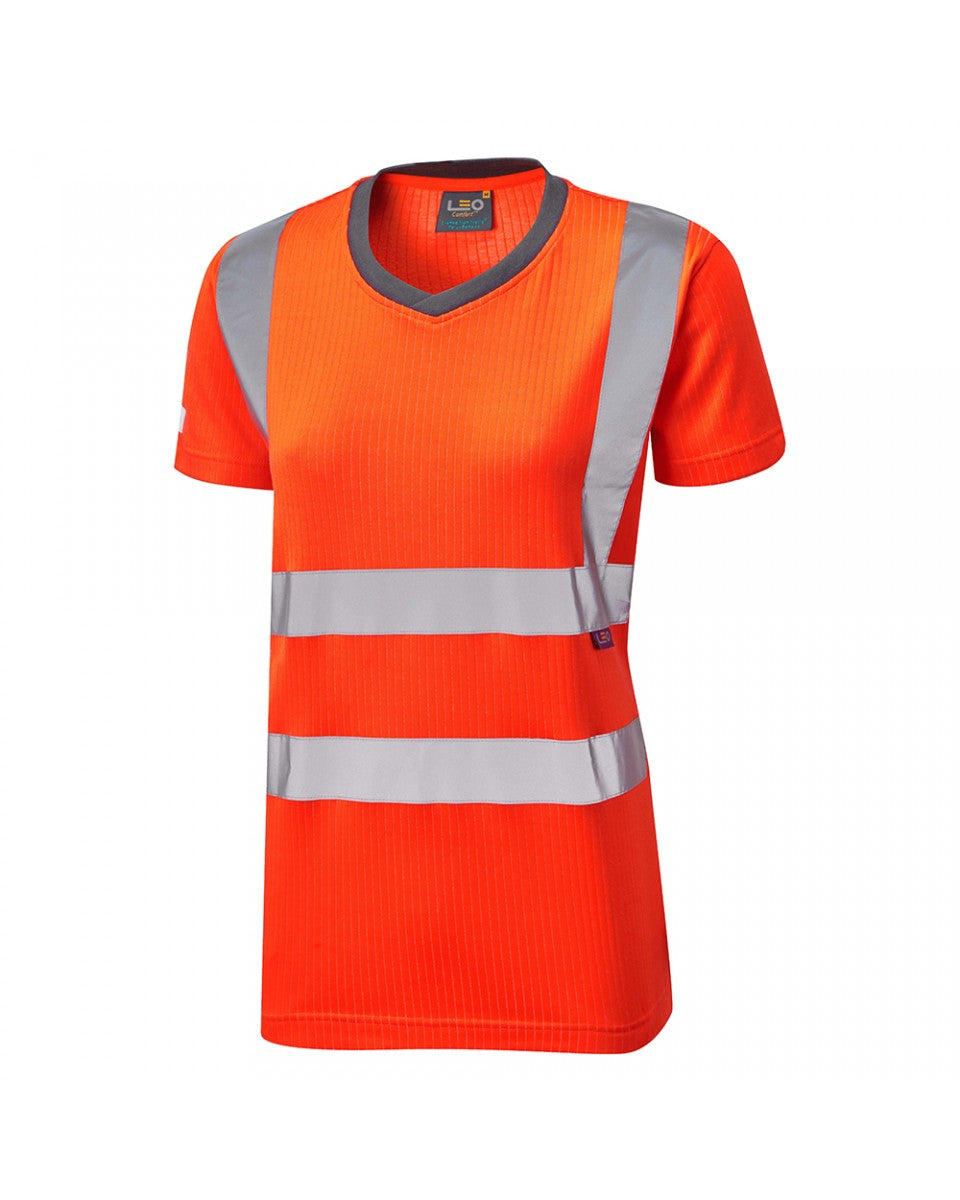 Leo Workwear BELSTONE Leo EcoViz Comfort Womens T-Shirt