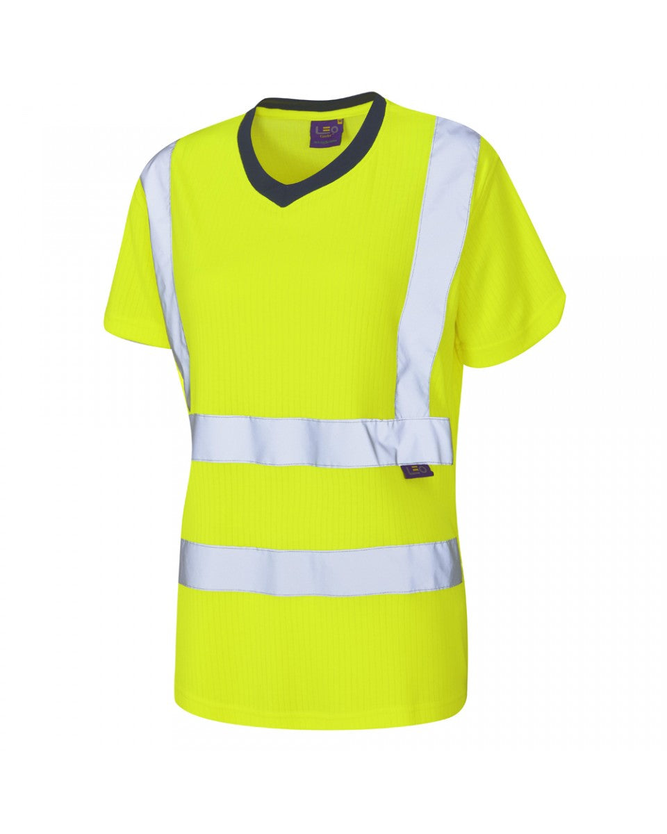 Leo Workwear BELSTONE Leo EcoViz Comfort Womens T-Shirt