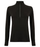 Tombo Women's Long-Sleeved ¼ Zip Top