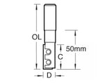 Trend RT/11M x 1/2 TC Straight Blade Rota-Tip 12.7mm x 89mm