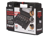 Trend 1/2in Router Cutter Set, 6 Piece