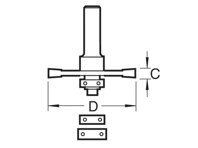 Trend TR35 x 1/4 TCT Biscuit Jointer Set 4.0 x 37.2mm