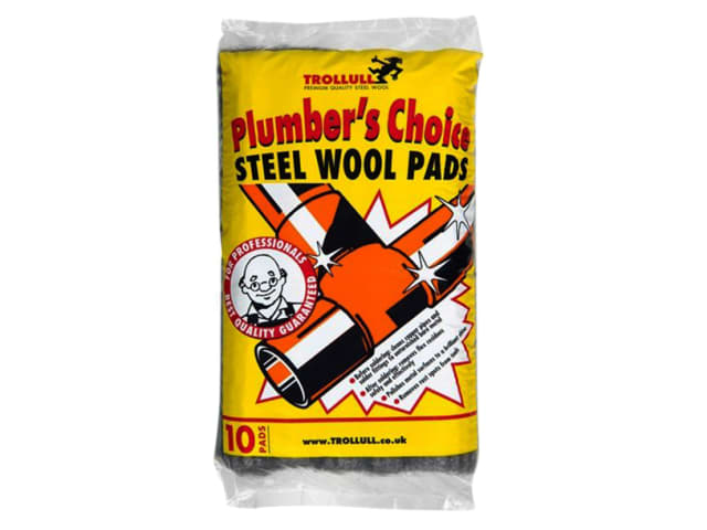 Trollull Plumber's Choice Steel Wool Pads 200g