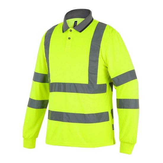 Regatta Professional Hi-Vis Pro Contract Long-Sleeved Polo Shirt Class 3