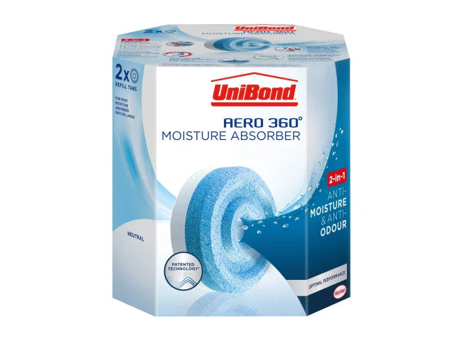 UniBond AERO 360º Moisture Absorber Neutral Refills (Pack 2)