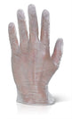 Beeswift Vinyl Gloves Powder Free Clear