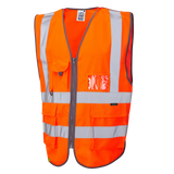Leo Workwear BARNSTAPLE Leo EcoViz Rail Superior Waistcoat