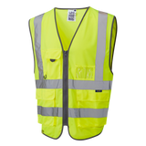 Leo Workwear BARNSTAPLE Leo EcoViz Rail Superior Waistcoat