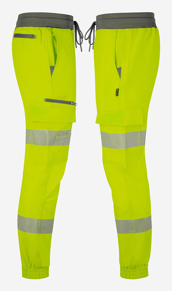Beeswift Beeswift Womens Hi-Vis Yellow Work Joggers