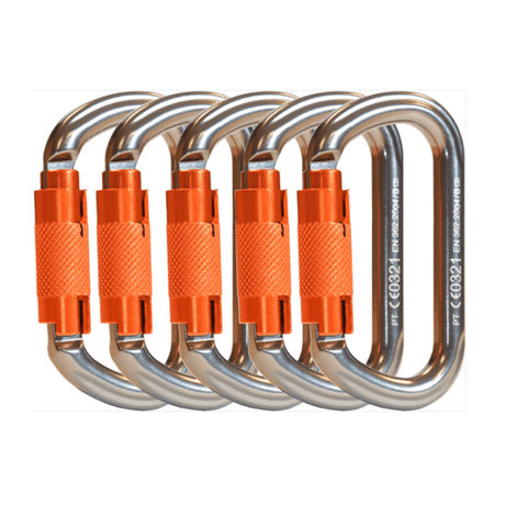 Arbortec Karabiner Treehog HMS Aluminium pack of 5