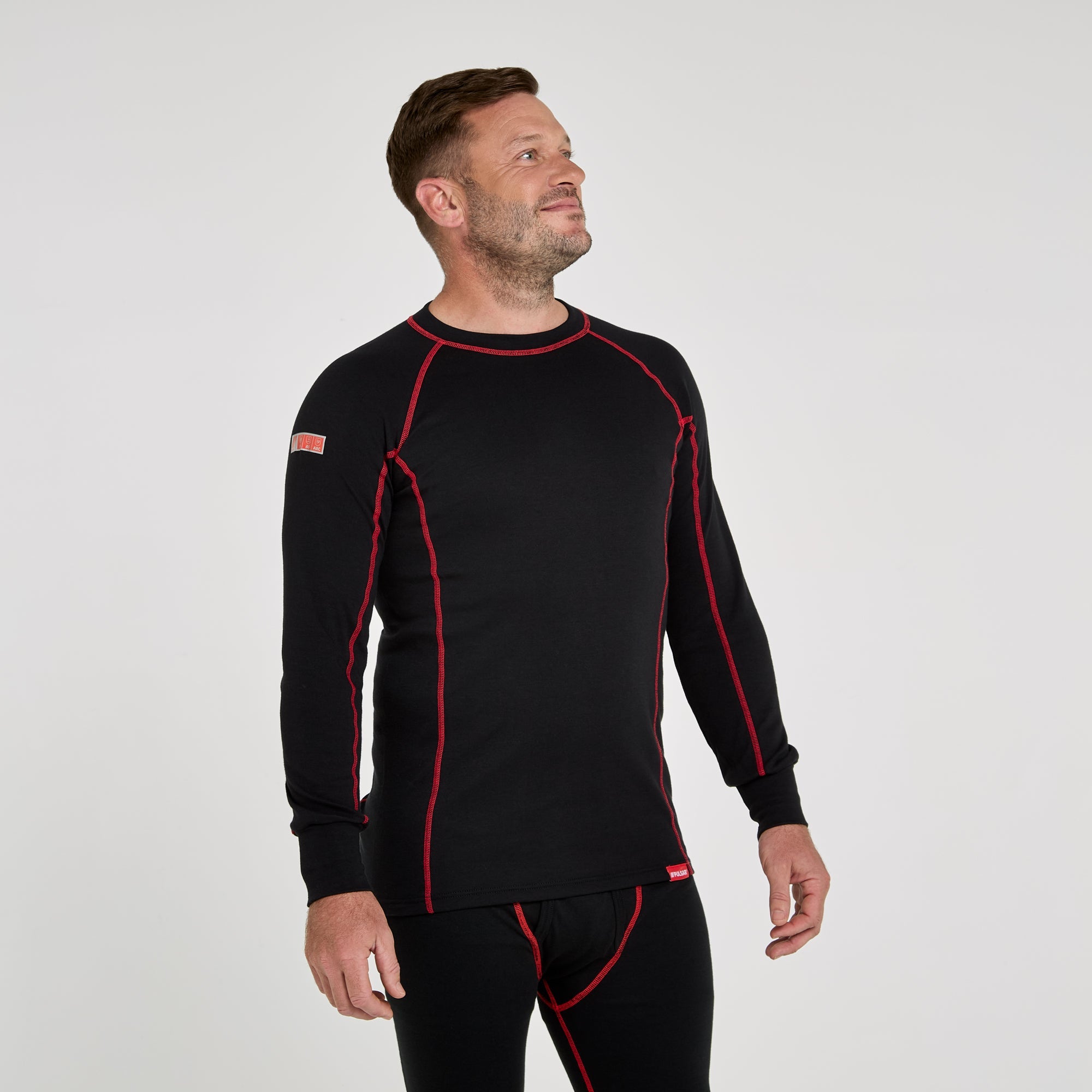 FR-AST-ARC Men's Long Top Black/Red