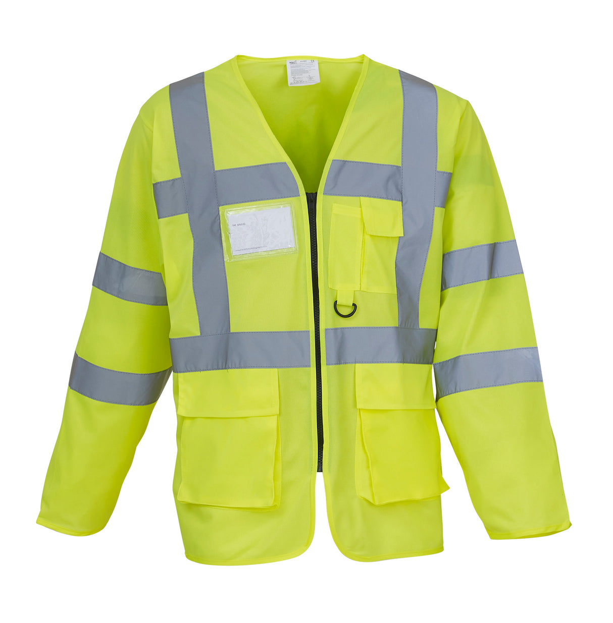 Yoko Hi-Vis Executive Long Sleeve Waistcoat