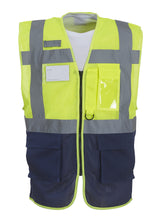 Yoko Hi-Vis Top Cool Open-Mesh Executive Waistcoat