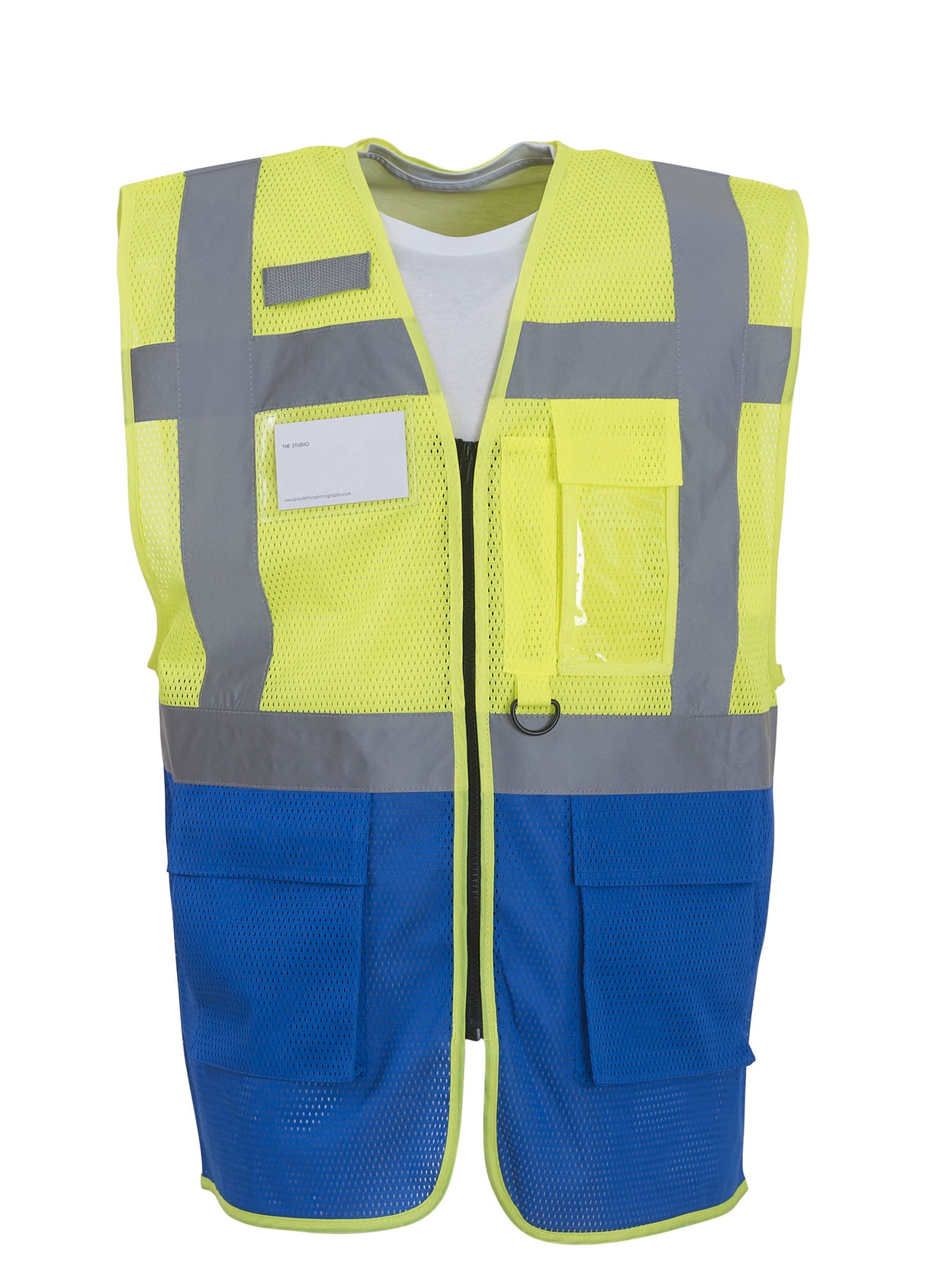 Yoko Hi-Vis Top Cool Open-Mesh Executive Waistcoat