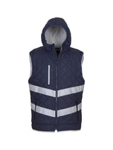 Yoko Hi-Vis Kensington Hooded Gilet