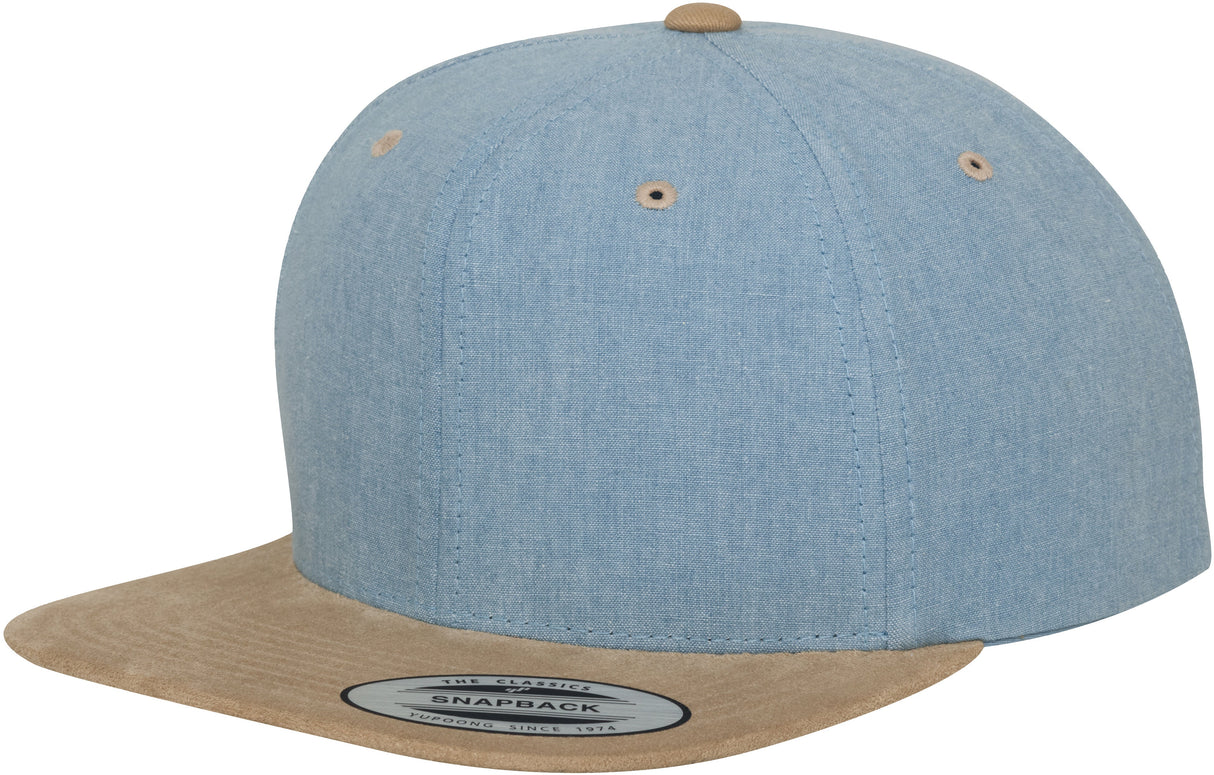 Flexfit By Yupoong Chambray-Suede Snapback (6089Ch)