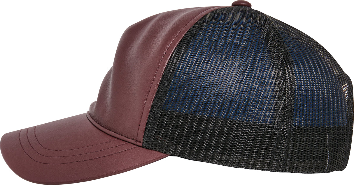 Flexfit By Yupoong Synthetic Leather Trucker (6606Lt)