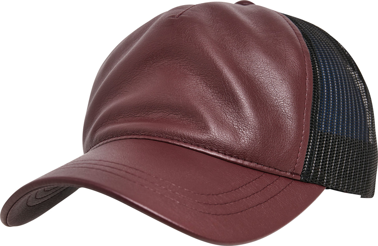 Flexfit By Yupoong Synthetic Leather Trucker (6606Lt)