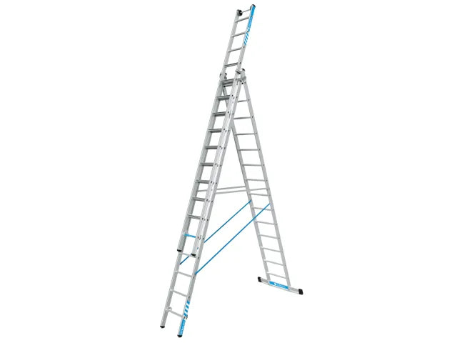 Zarges Skymaster Plus X Combination Ladder 3-Part 3 x 14 Rungs