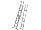 Zarges D-Rung Combination Ladder 3-Part 3 x 8 Rungs