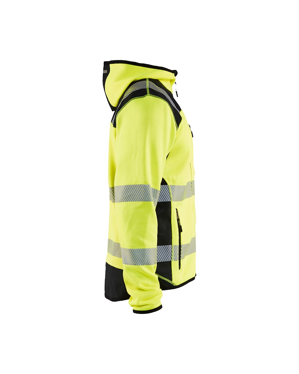 Blaklader Knitted Hi-Vis Jacket 4923 #colour_hi-vis-yellow-black