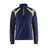 Blaklader Sweatshirt with Half Zip 3432 #colour_navy-blue-hi-vis-yellow