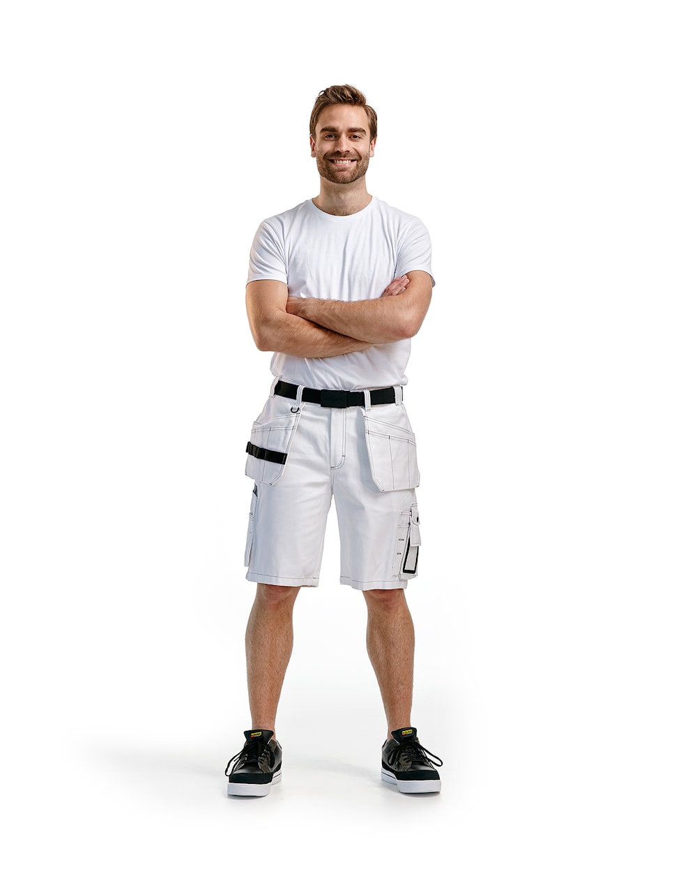 Blaklader Painters Shorts 1536 #colour_white