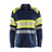 Blaklader Multinorm Shirt 3229 #colour_navy-blue-hi-vis-yellow