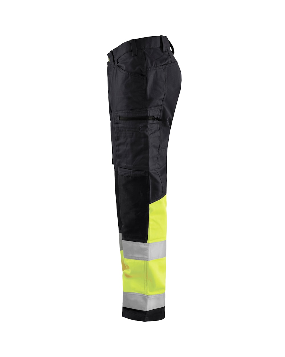 Blaklader Hi-Vis Trousers with Stretch 1551 - Black/Hi-Vis Yellow