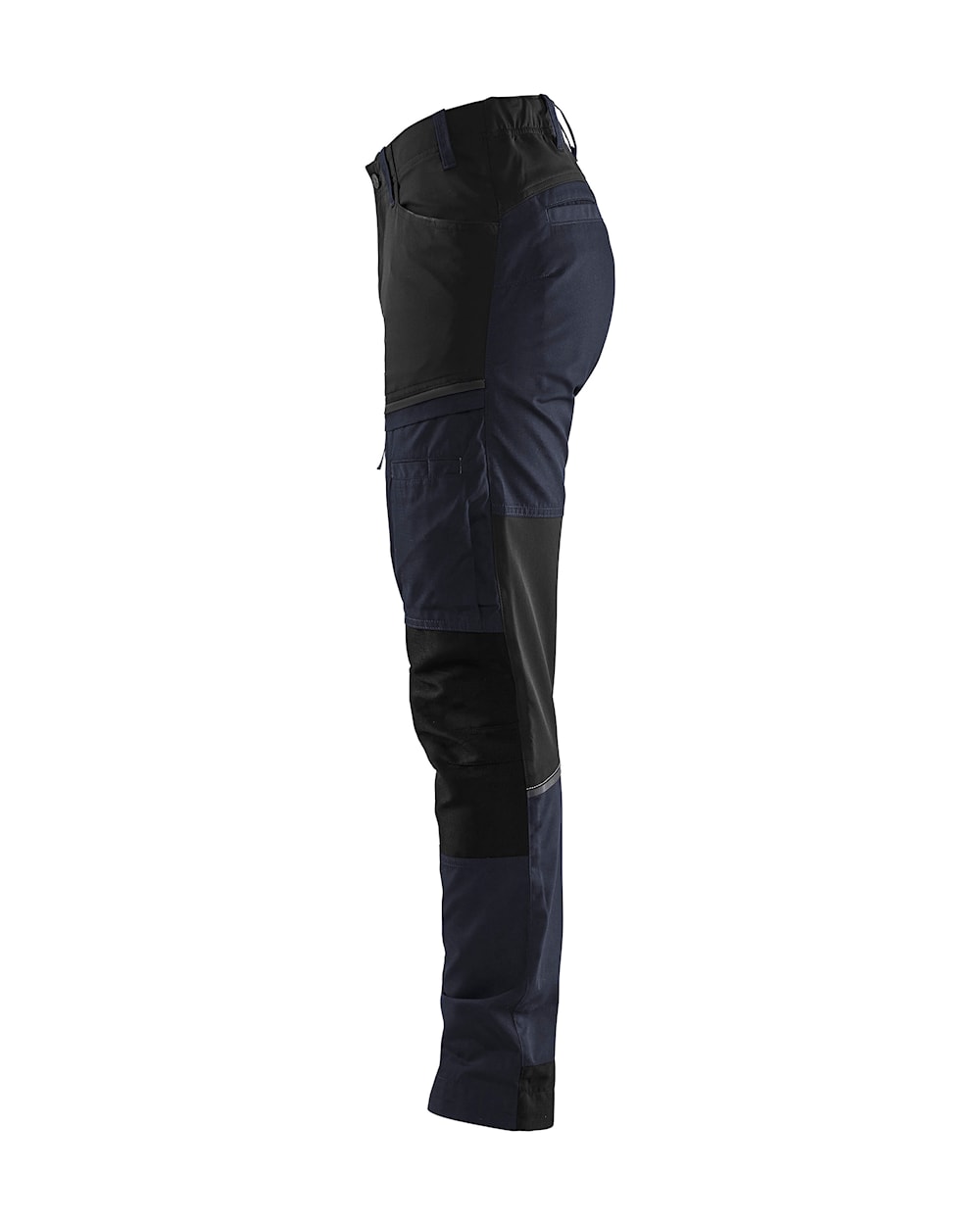 Blaklader Women's Service Trousers with Stretch 7166 #colour_dark-navy-black