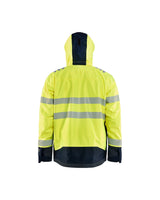 Blaklader Multinorm Shell Jacket 4088 #colour_hi-vis-yellow-navy-blue