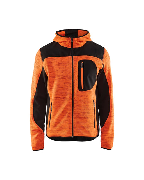 Blaklader Knitted Jacket 4930 #colour_orange-black