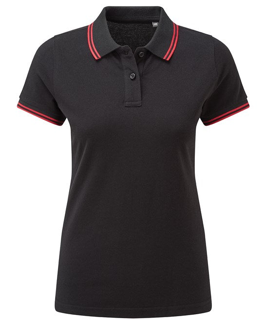Asquith & Fox Women's Classic Fit Tipped Polo