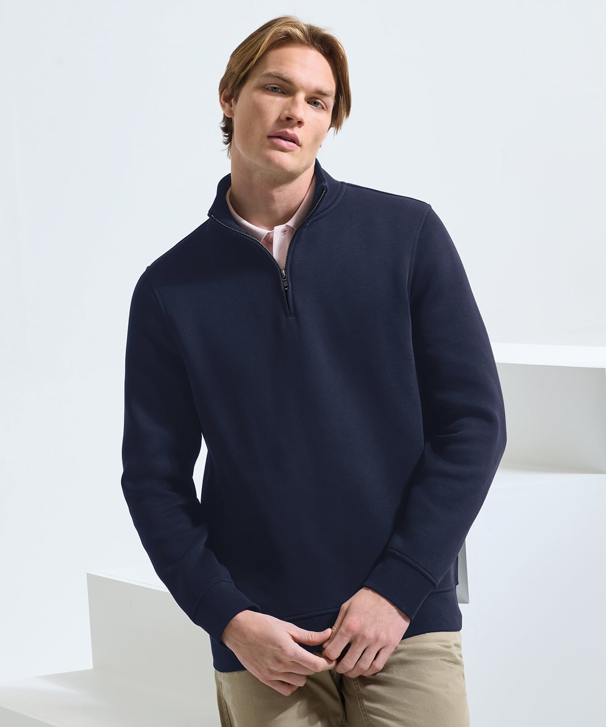 Asquith & Fox AQ035 Men’s ¼-Zip Premium Sweatshirt