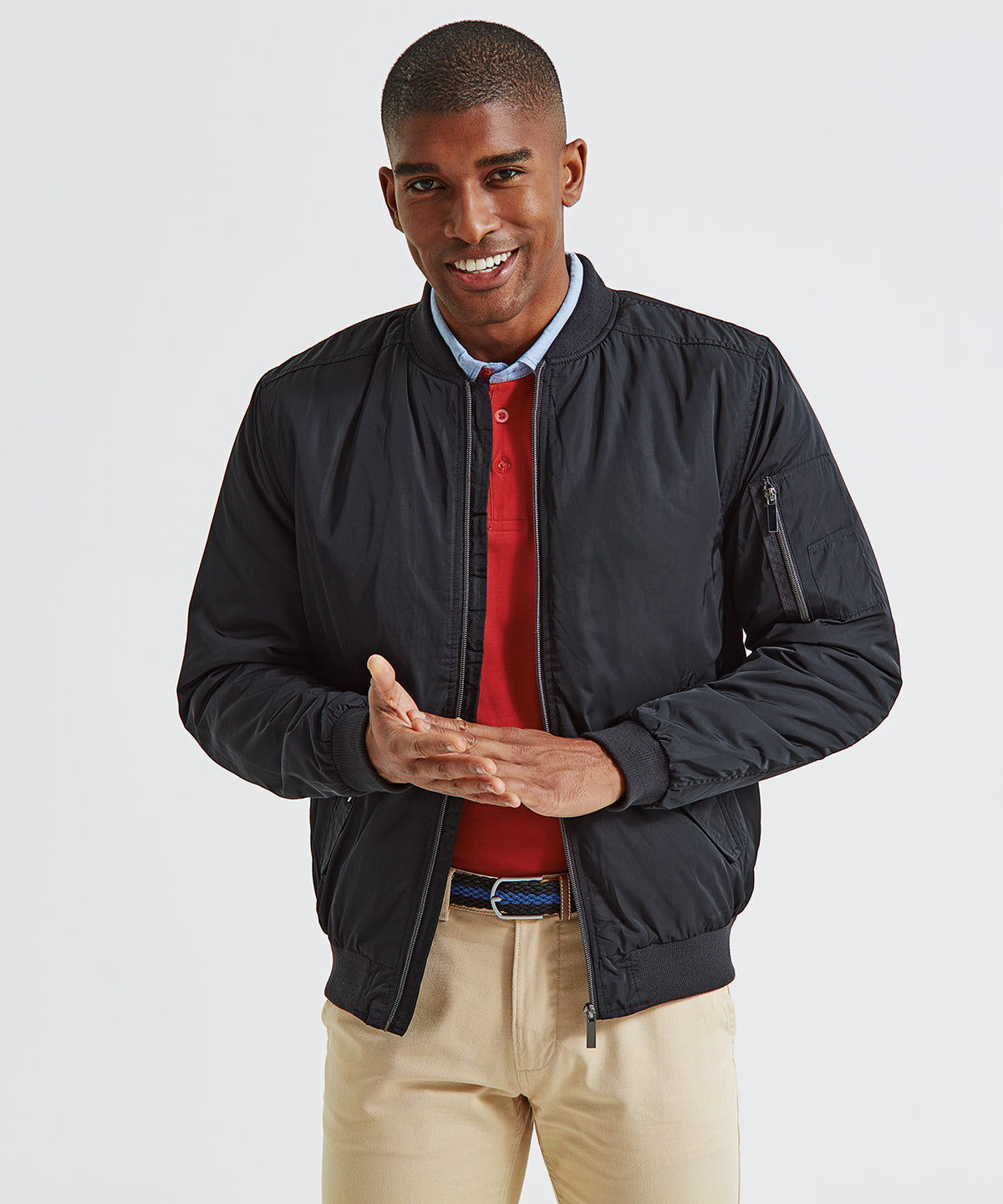 Asquith & Fox Men's Padded Bomber