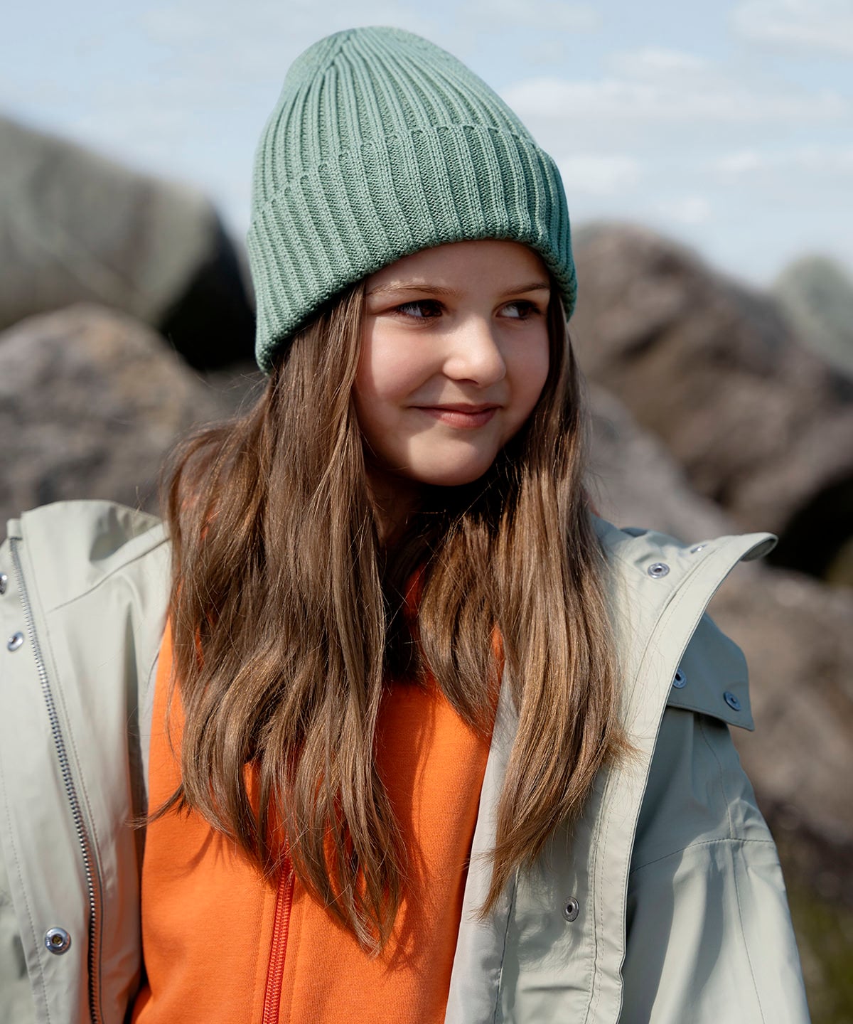 Beechfield B341B Organic Cotton Kids Beanie