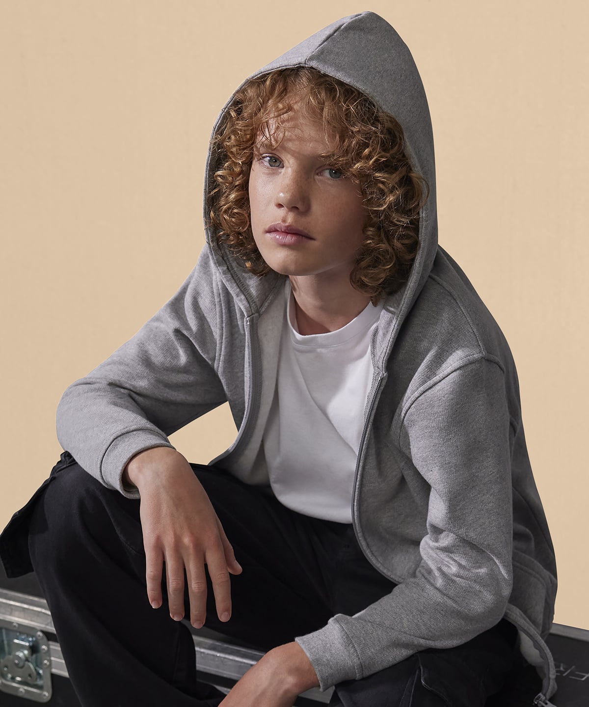 B&C Collection B432B B&c Id.334 Zip Hoodie /Kids