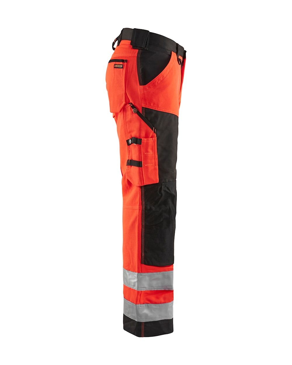 Blaklader Hi-Vis Trousers without Nail Pockets 1566 - Hi-Vis Red/Black