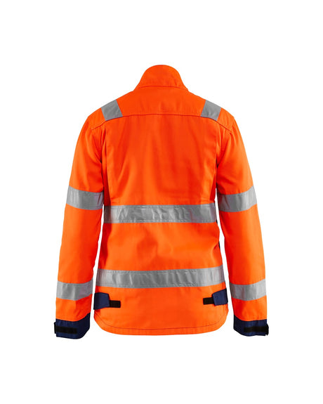 Blaklader Women's Hi-Vis Jacket 4903 #colour_orange-navy-blue