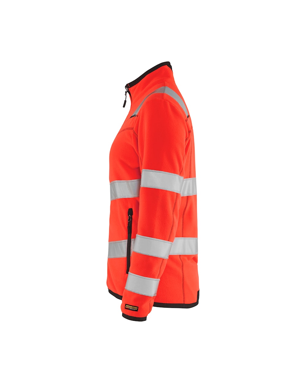 Blaklader Women's Microfleece Jacket Hi-Vis 4966 #colour_red-hi-vis