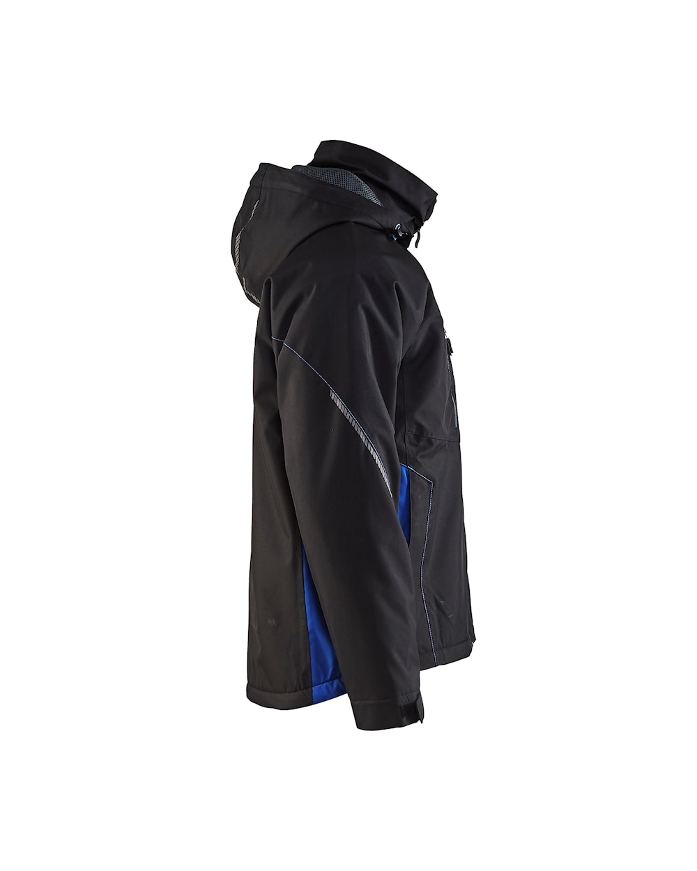 Blaklader Lightweight Lined Functional Jacket 4890 #colour_black-cornflower-blue