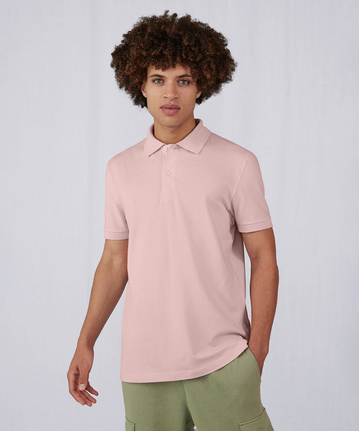 B&C Collection My Polo 180 - Blush Pink