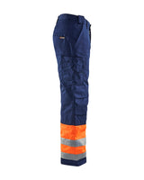 Blaklader Hi-Vis Winter Trousers 1862 - Hi-Vis Orange/Navy blue