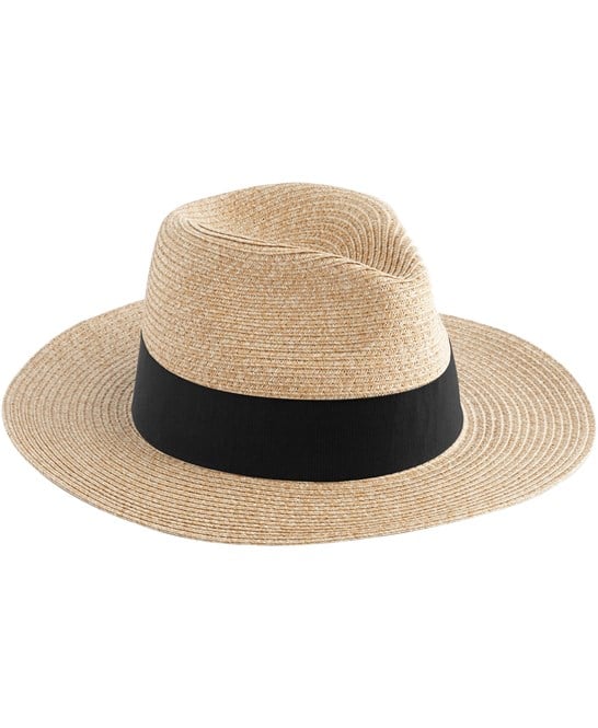 Beechfield BC725 Straw Fedora