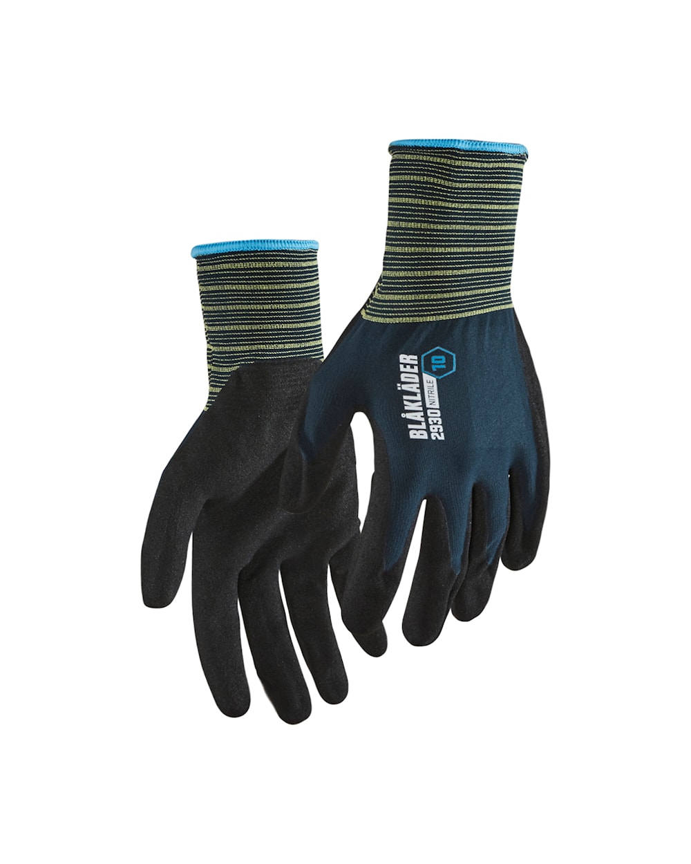 Blaklader Nitrile-Dipped Work Gloves 2930 #colour_dark-navy-blue