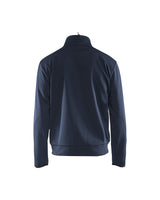 Blaklader Sweatshirt with Full Zip 3362 #colour_dark-navy-yellow