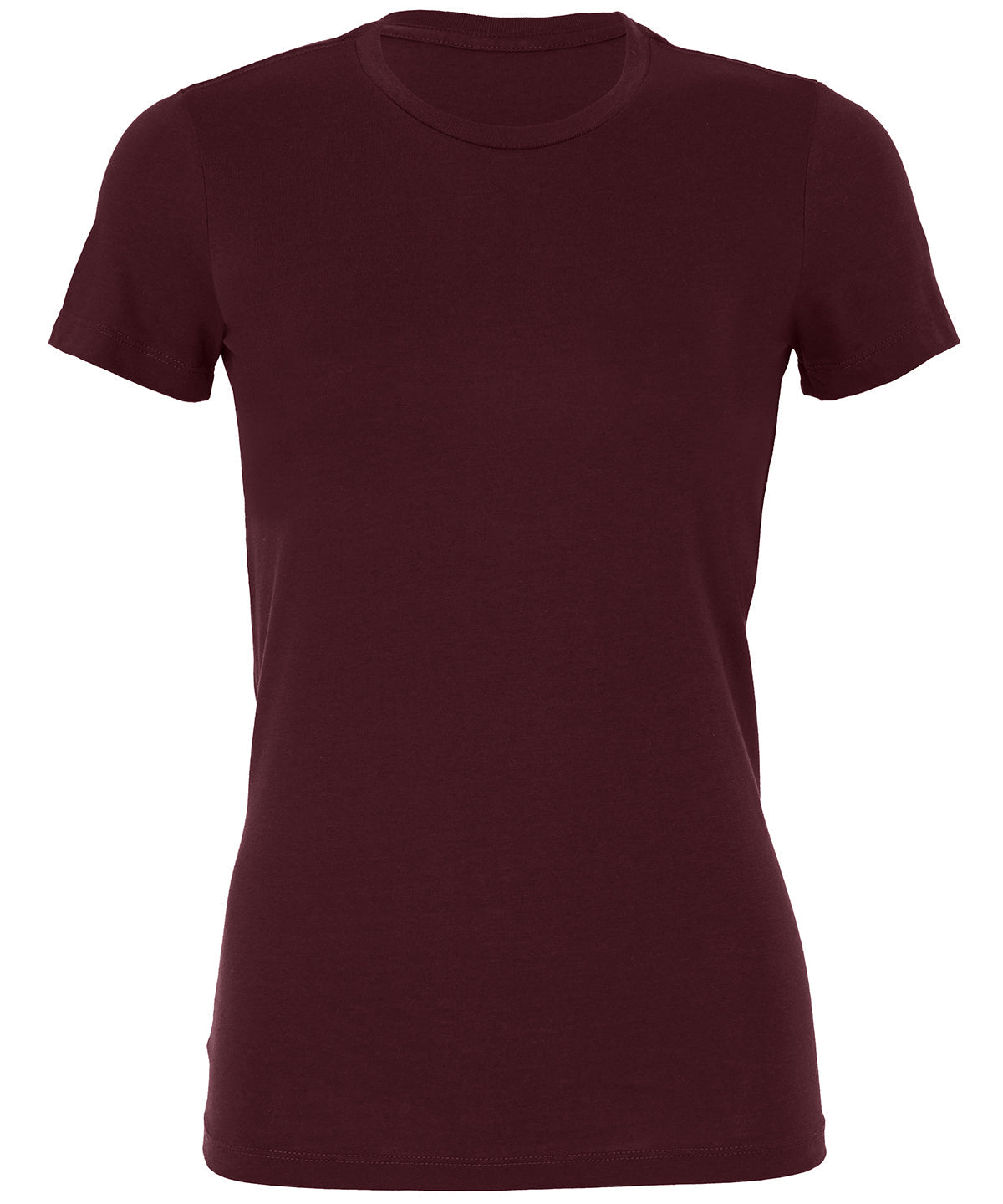 Bella Canvas Sheer Mini Rib Crew Neck T-Shirt