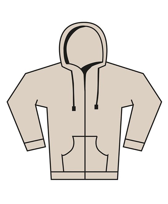 Bella Canvas BE157 Unisex Heavy Full-Zip Hoodie