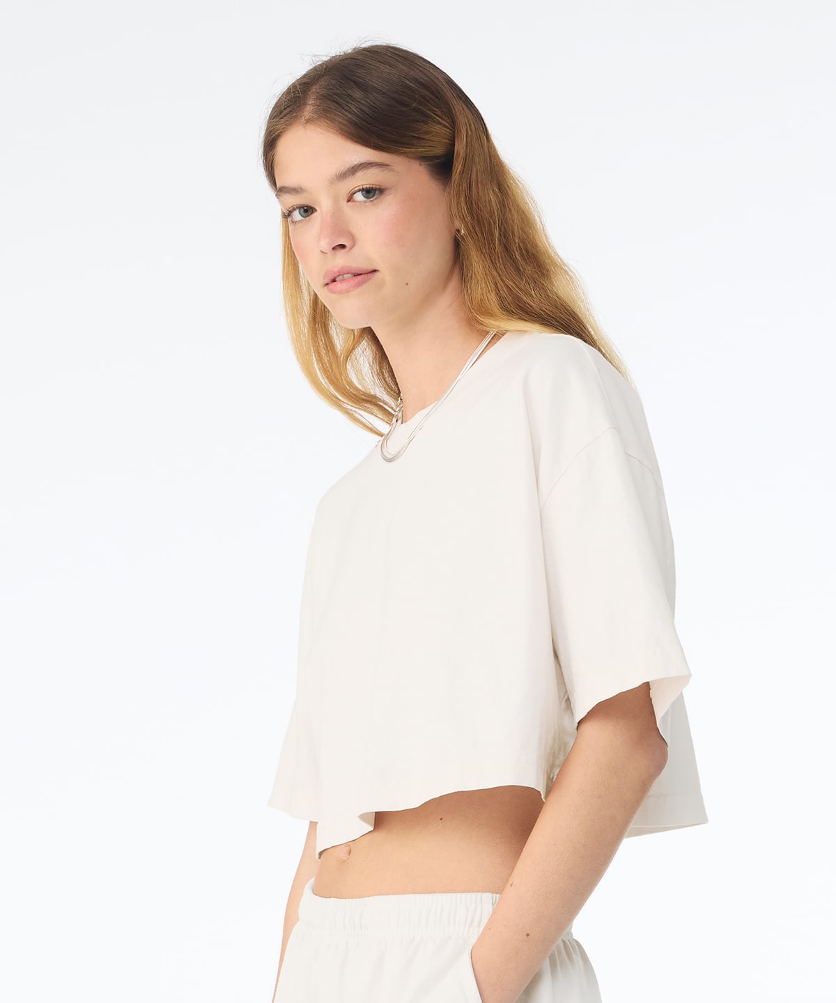 Bella Canvas BE160 Women’s Heavyweight Washed Cropped Tee
